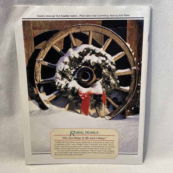 Country Mag. Dec. Jan. 2000 Vol 13 No. 6 For Those Who Live Or Long For Country - Picture 2 of 9